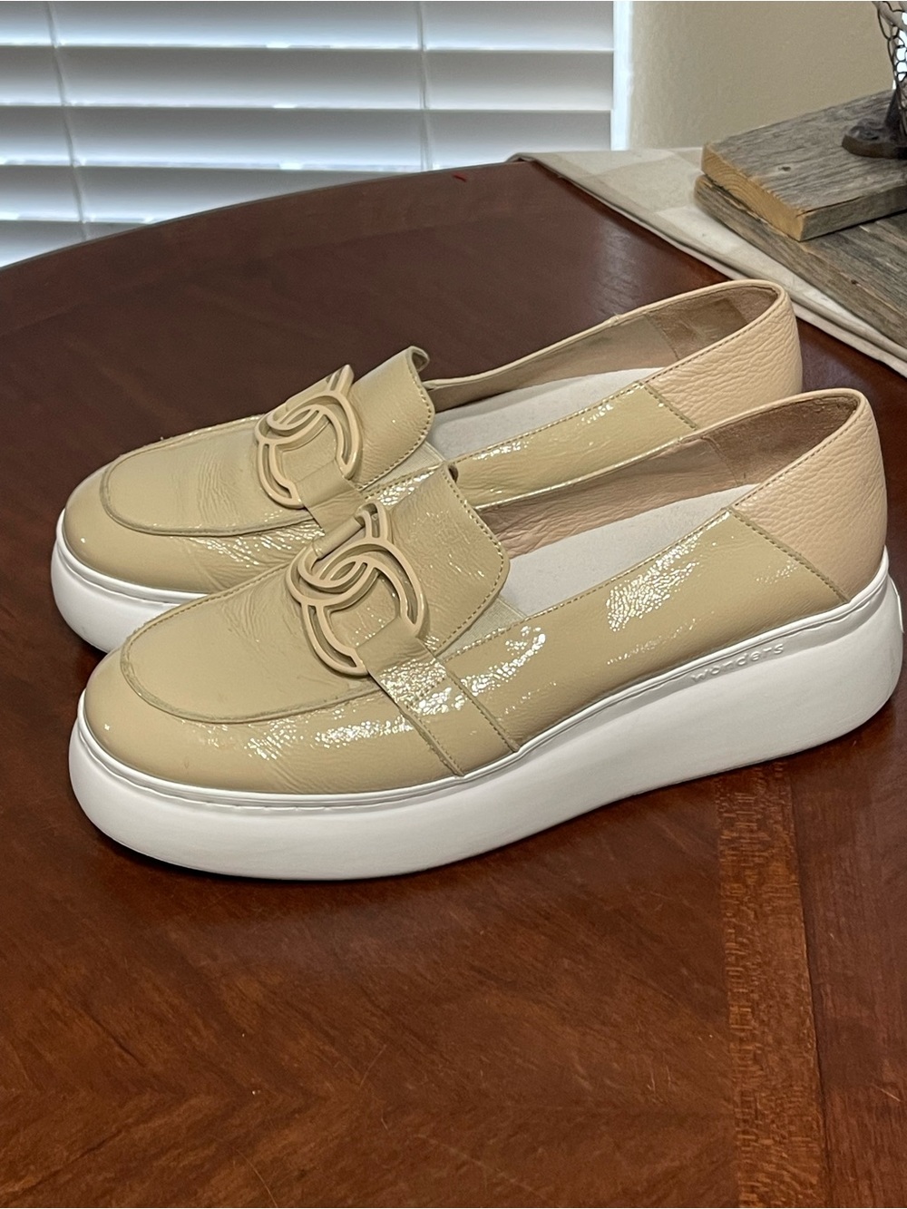 Wonders Chunky Leather Loafers Vienna Platform Spain